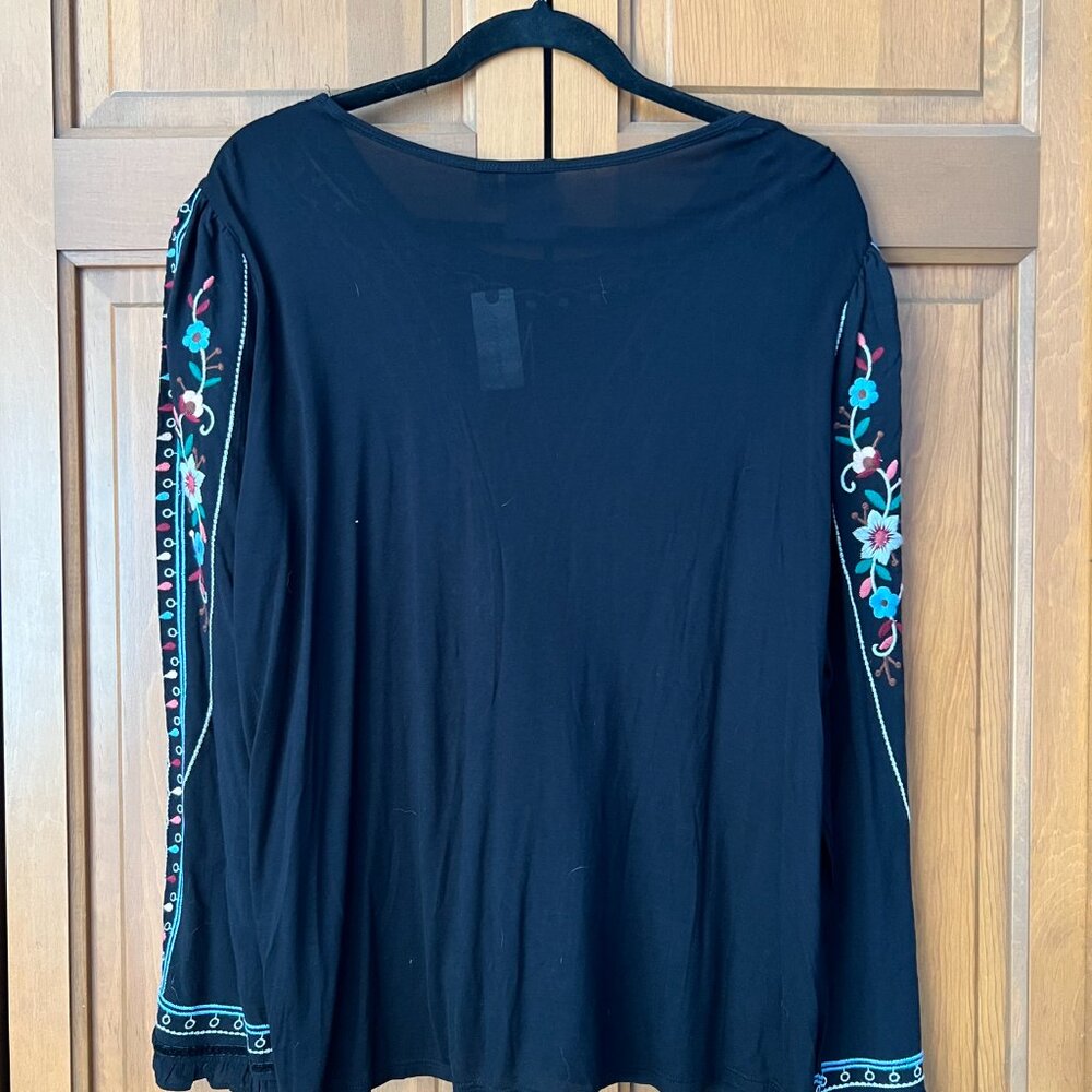 Anthropologie One September Embroidered Top - Picture 4 of 4